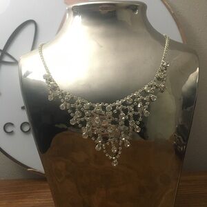 Bridal Necklace Rhinestone Gems